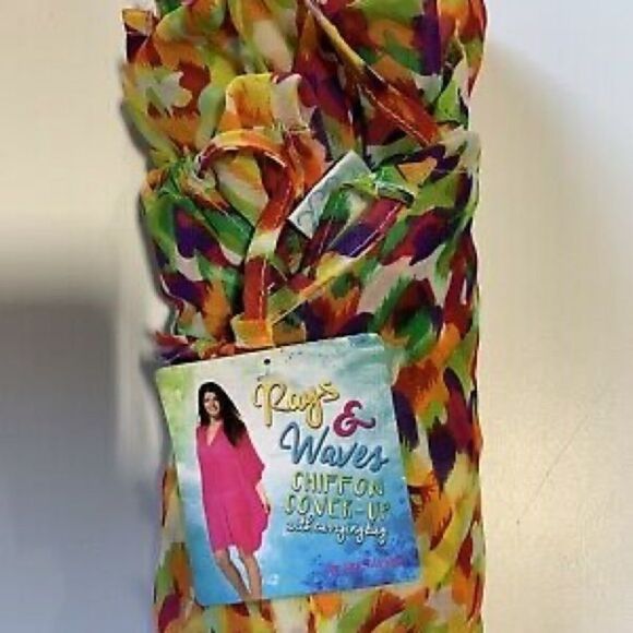 GORGEOUS CHIFFON swimsuit cover up - Picture 4 of 11